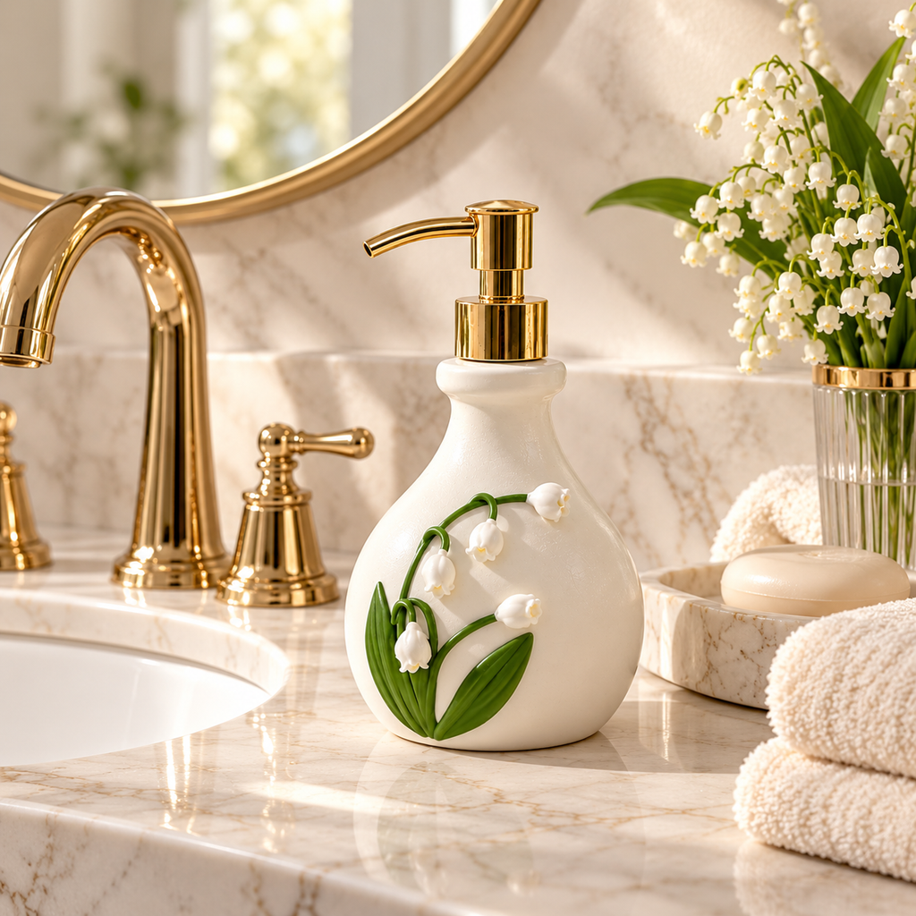 Lily Bloom Soap Dispenser
