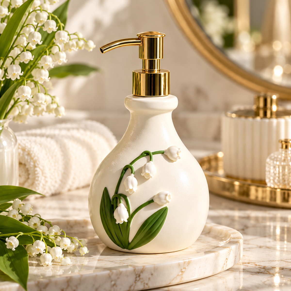 Lily Bloom Soap Dispenser