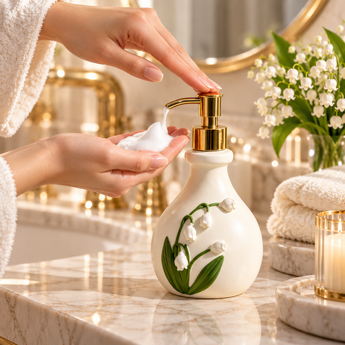 Lily Bloom Soap Dispenser