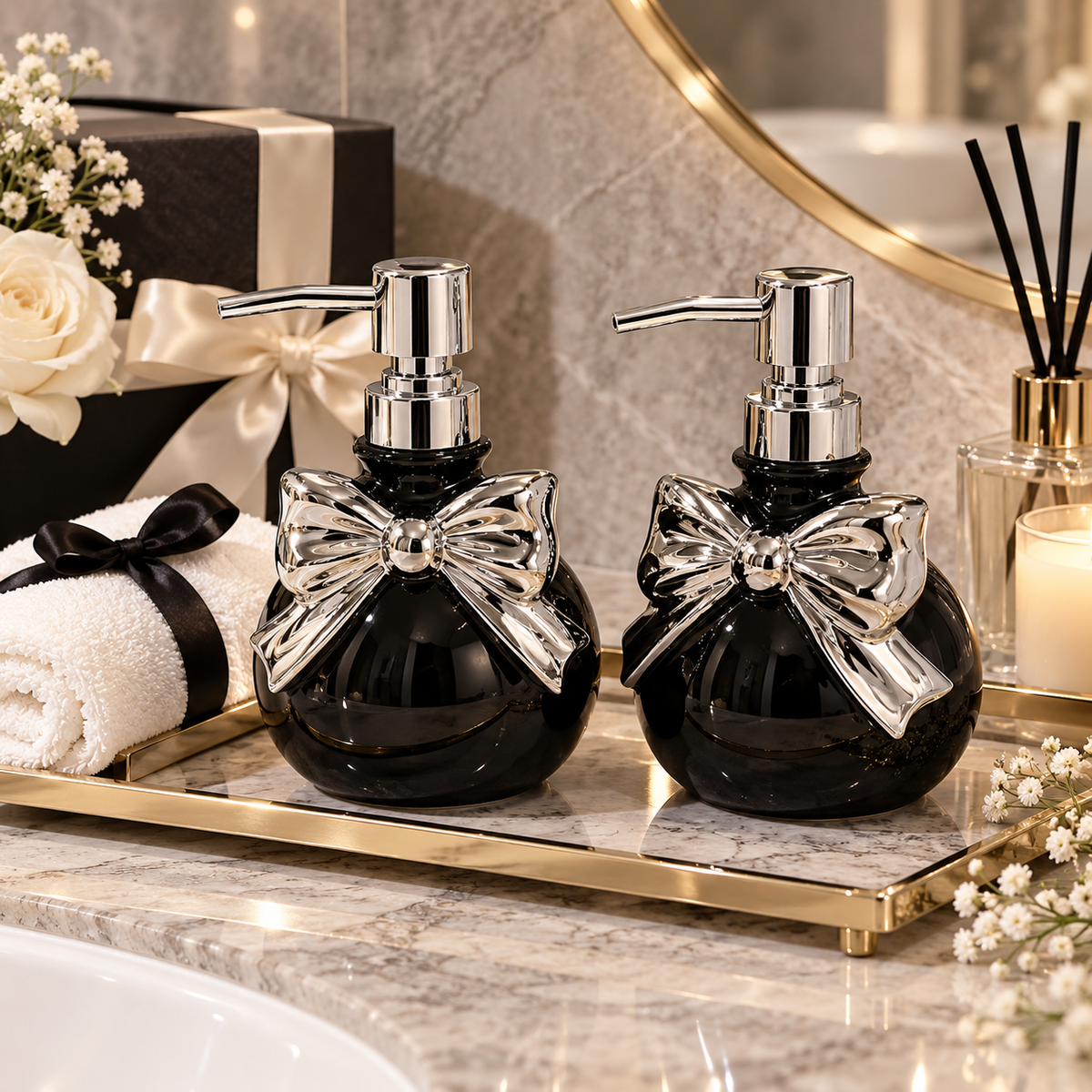 Signature Bow Soap Dispenser